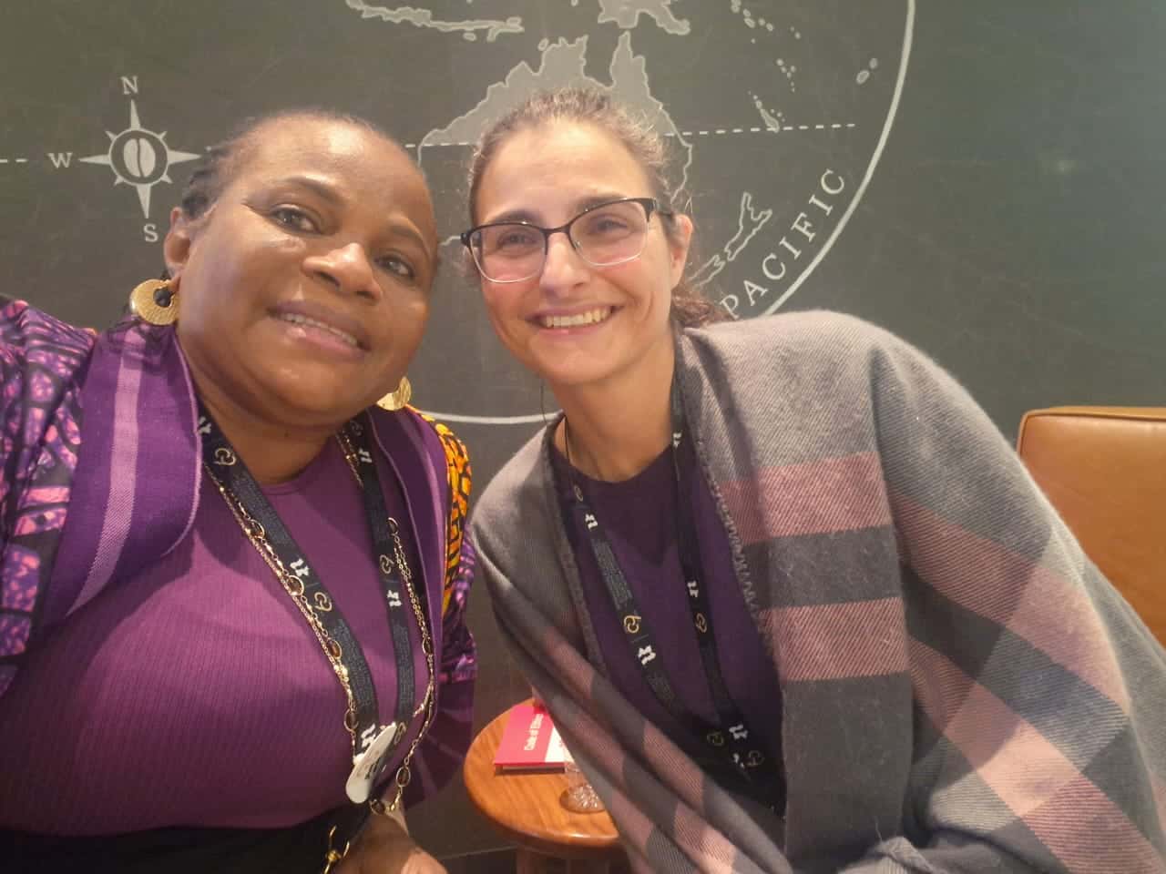 Prof Chinelo Ugwu with fellow counselling professional at CCPA conference